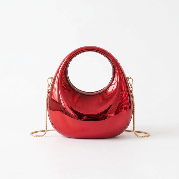 Structured Evening Clutch Bag - Crescora