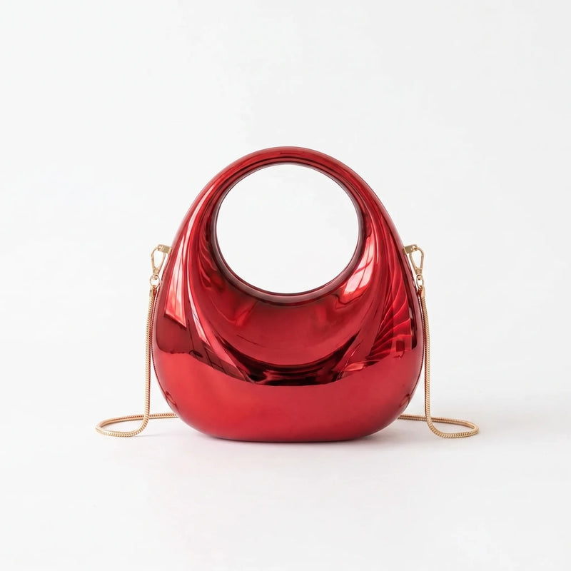 Structured Evening Clutch Bag - Crescora
