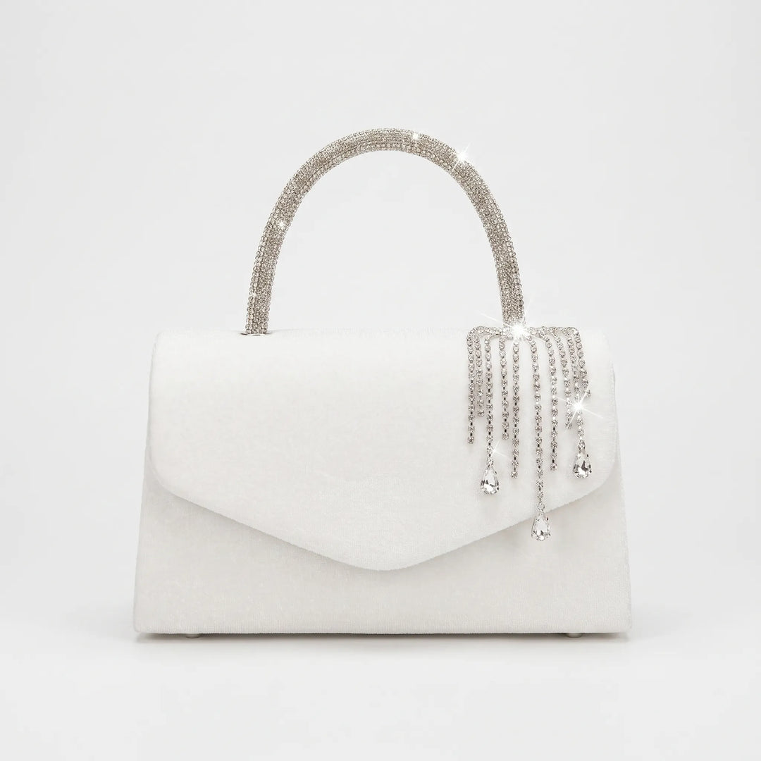 Structured Flap Evening Clutch Bag - Mivana