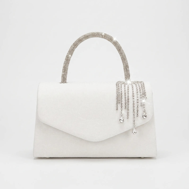 Structured Flap Evening Clutch Bag - Mivana