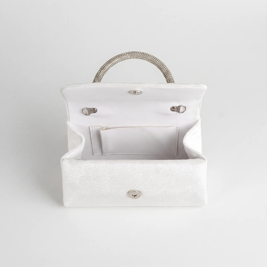 Structured Flap Evening Clutch Bag - Mivana