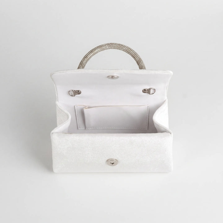 Structured Flap Evening Clutch Bag - Mivana