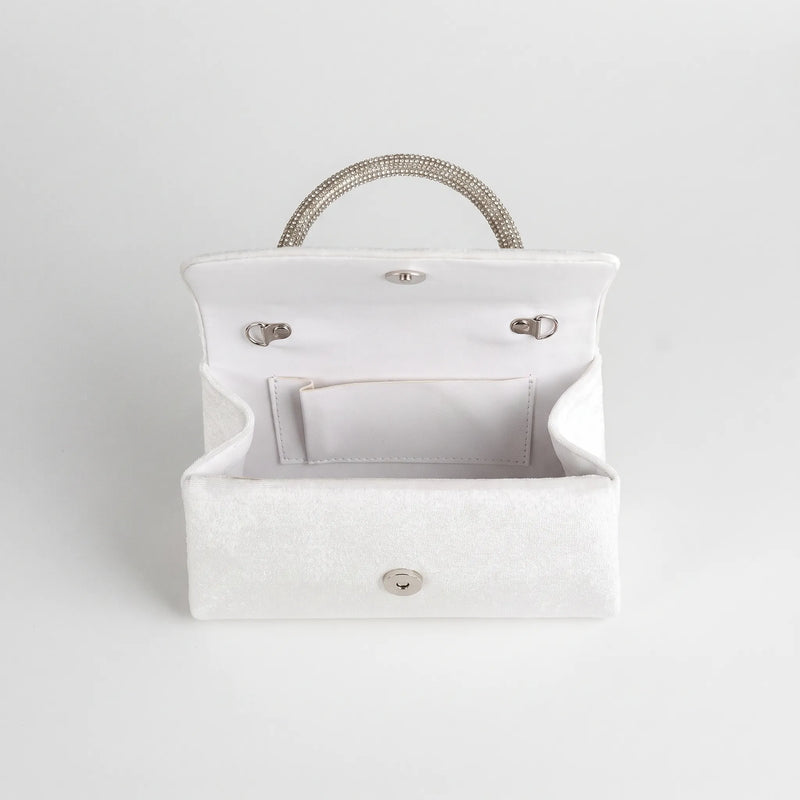 Structured Flap Evening Clutch Bag - Mivana