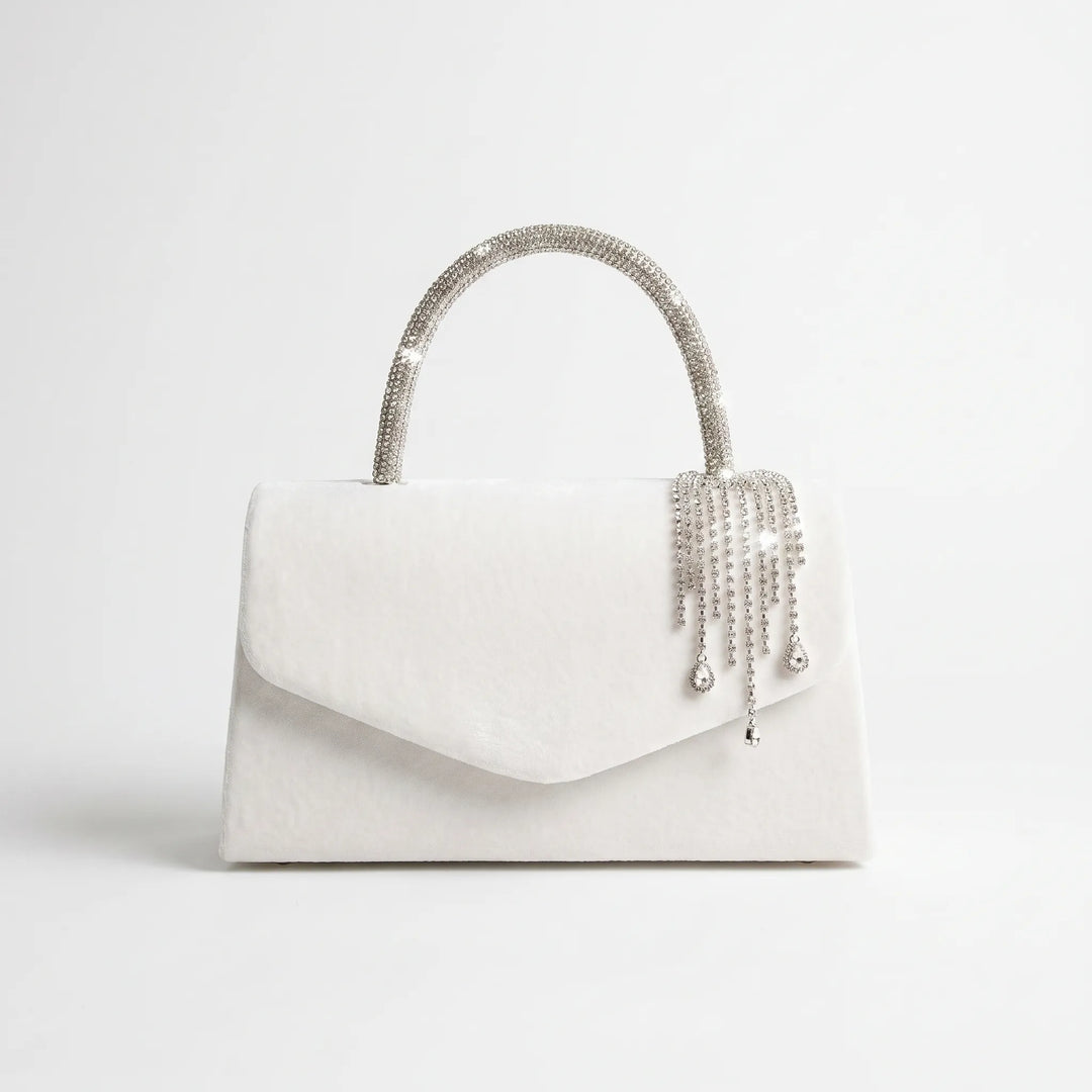 Structured Flap Evening Clutch Bag - Mivana