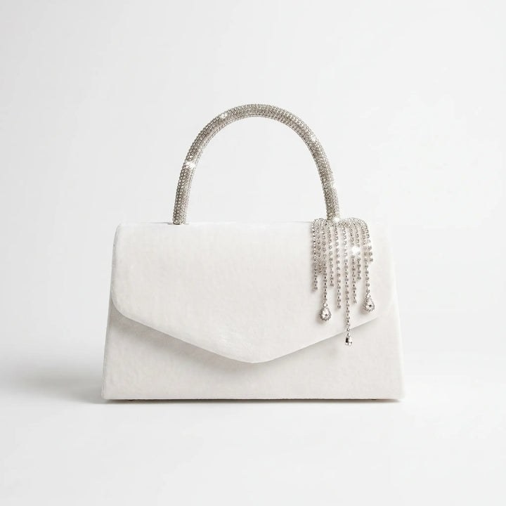 Structured Flap Evening Clutch Bag - Mivana