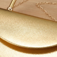 Structured Half-Moon Evening Bag - Crescentia