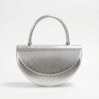 Structured Half-Moon Evening Bag - Crescentia