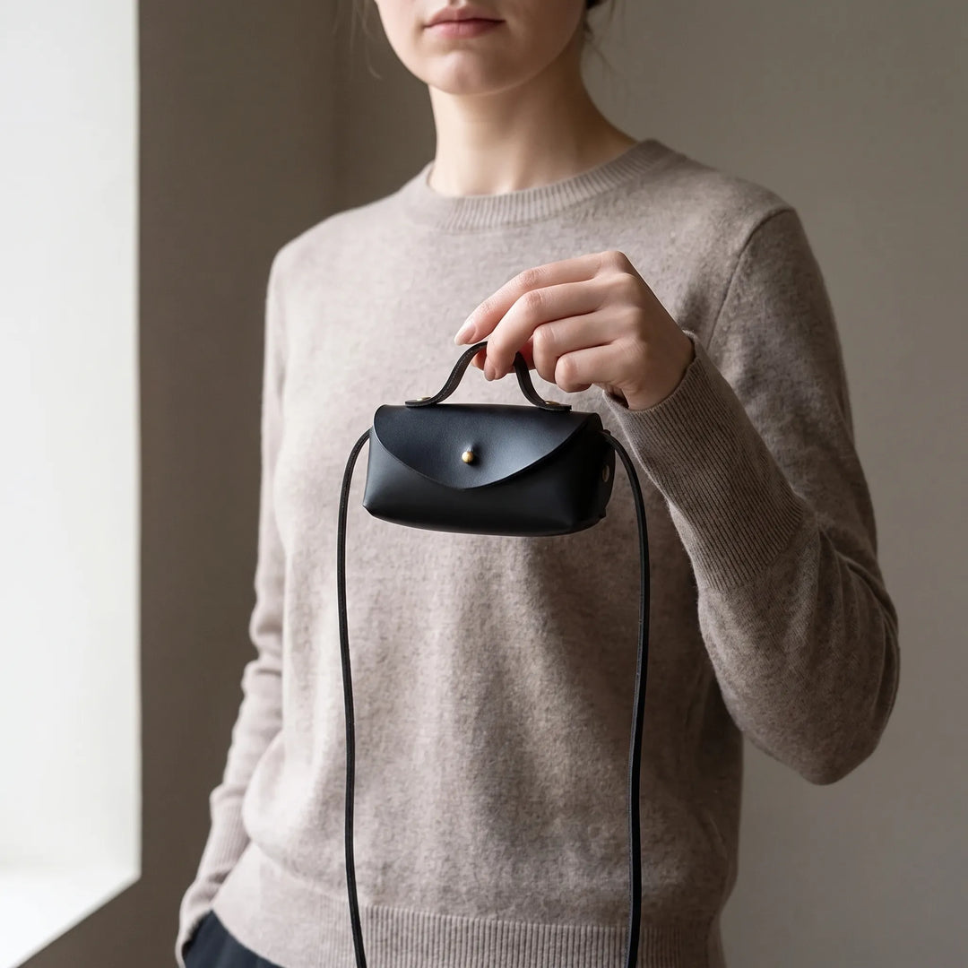 Structured Miniature Crossbody Bag - Nomiqa