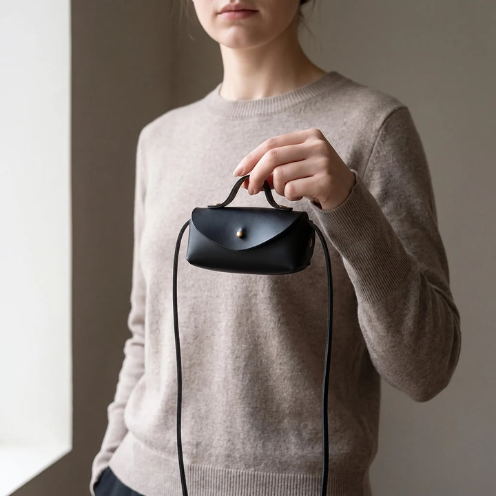 Structured Miniature Crossbody Bag - Nomiqa