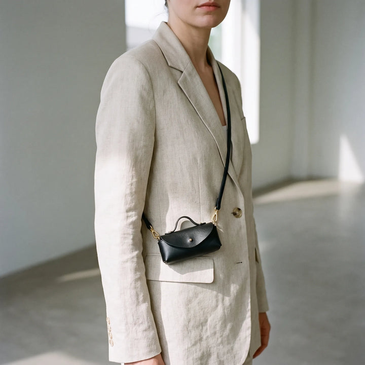 Structured Miniature Crossbody Bag - Nomiqa