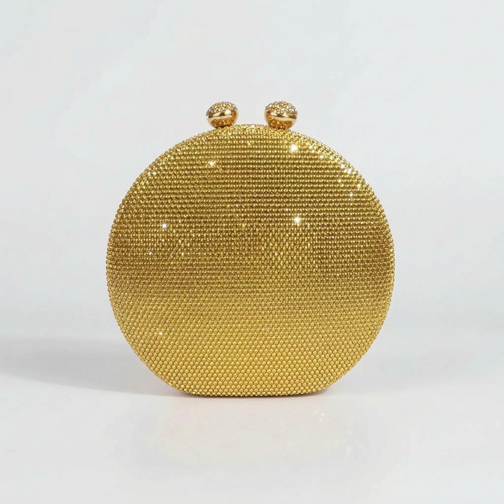 Structured Round Evening Clutch Bag - Noctisa