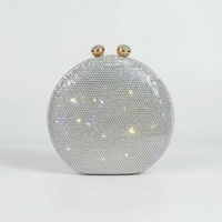 Structured Round Evening Clutch Bag - Noctisa