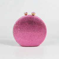 Structured Round Evening Clutch Bag - Noctisa