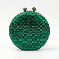 Structured Round Evening Clutch Bag - Noctisa
