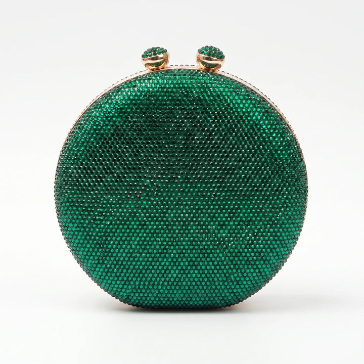 Structured Round Evening Clutch Bag - Noctisa