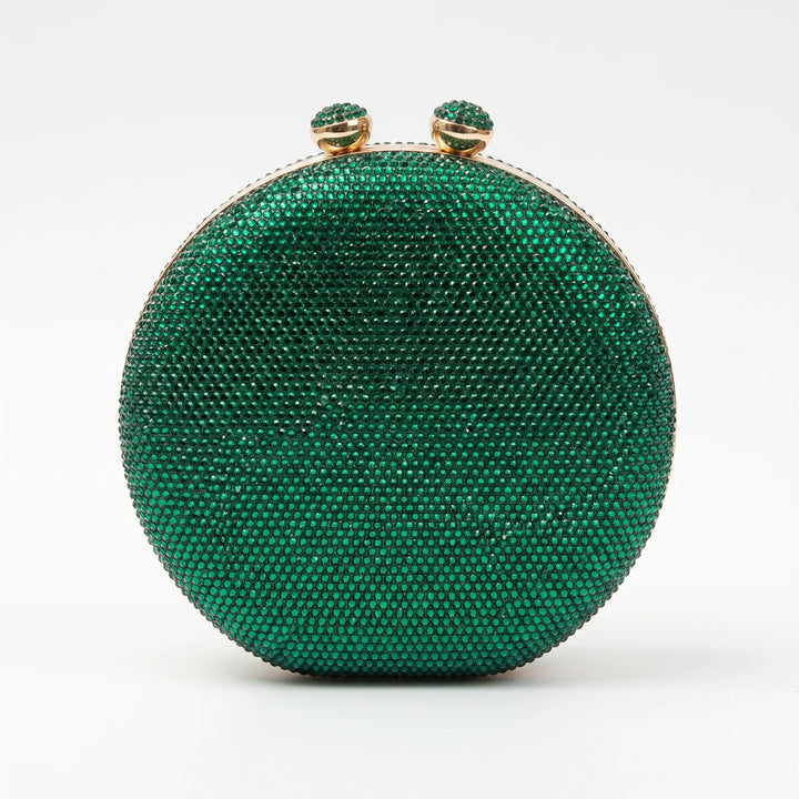 Structured Round Evening Clutch Bag - Noctisa