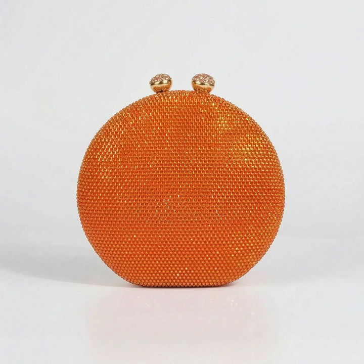 Structured Round Evening Clutch Bag - Noctisa