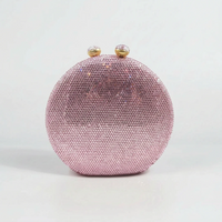 Structured Round Evening Clutch Bag - Noctisa