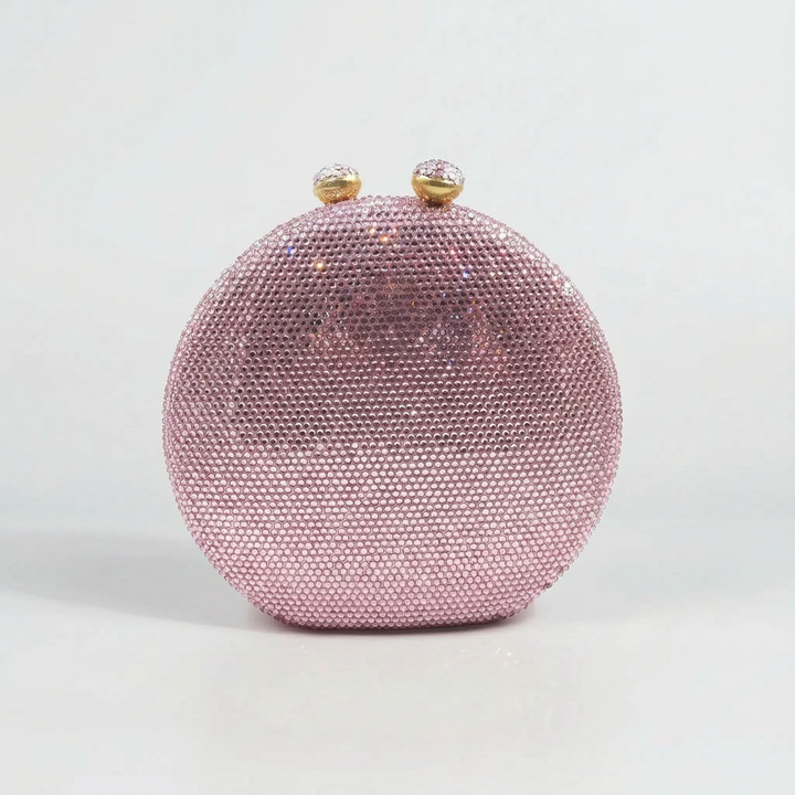 Structured Round Evening Clutch Bag - Noctisa