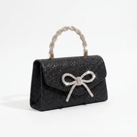 Structured Shimmering Evening Clutch Bag - Auravia