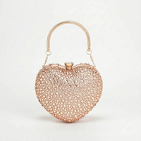Structured Sparkle Clutch Bag - Celesta