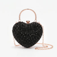 Structured Sparkle Clutch Bag - Celesta