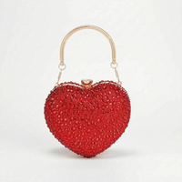 Structured Sparkle Clutch Bag - Celesta
