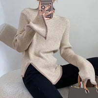 Ladies' Sweater with High Neck – Selina