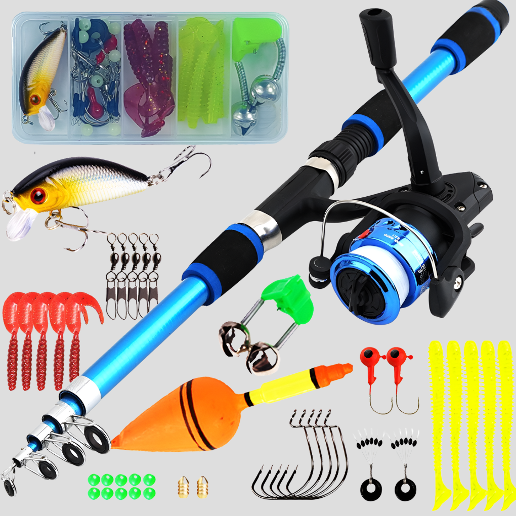 Telescopic Fishing Rod Set - CastMate