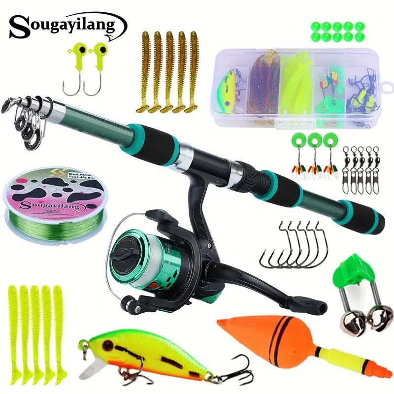 Telescopic Fishing Rod Set - CastMate