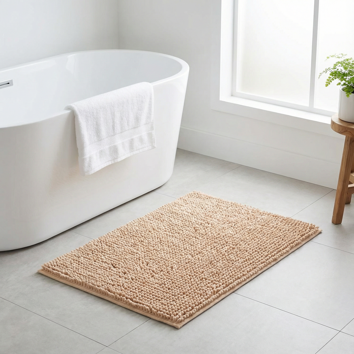 Textured Absorbent Bathroom Mat - Cushimat