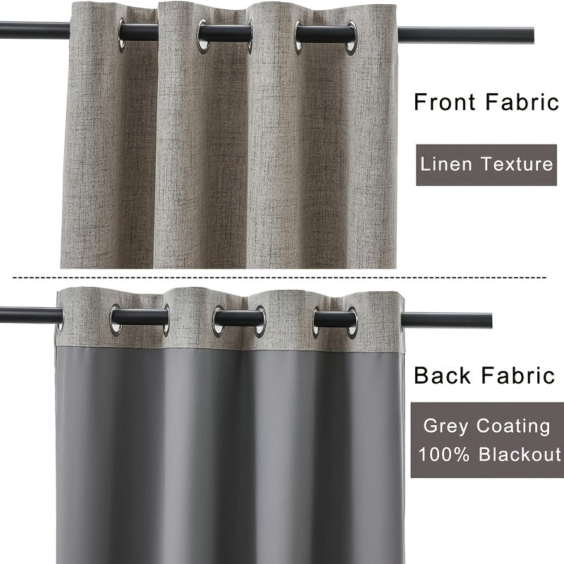 Textured Blackout Curtains - Somniq
