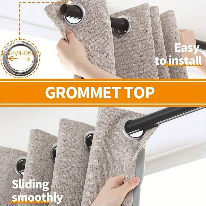 Textured Blackout Curtains - Somniq