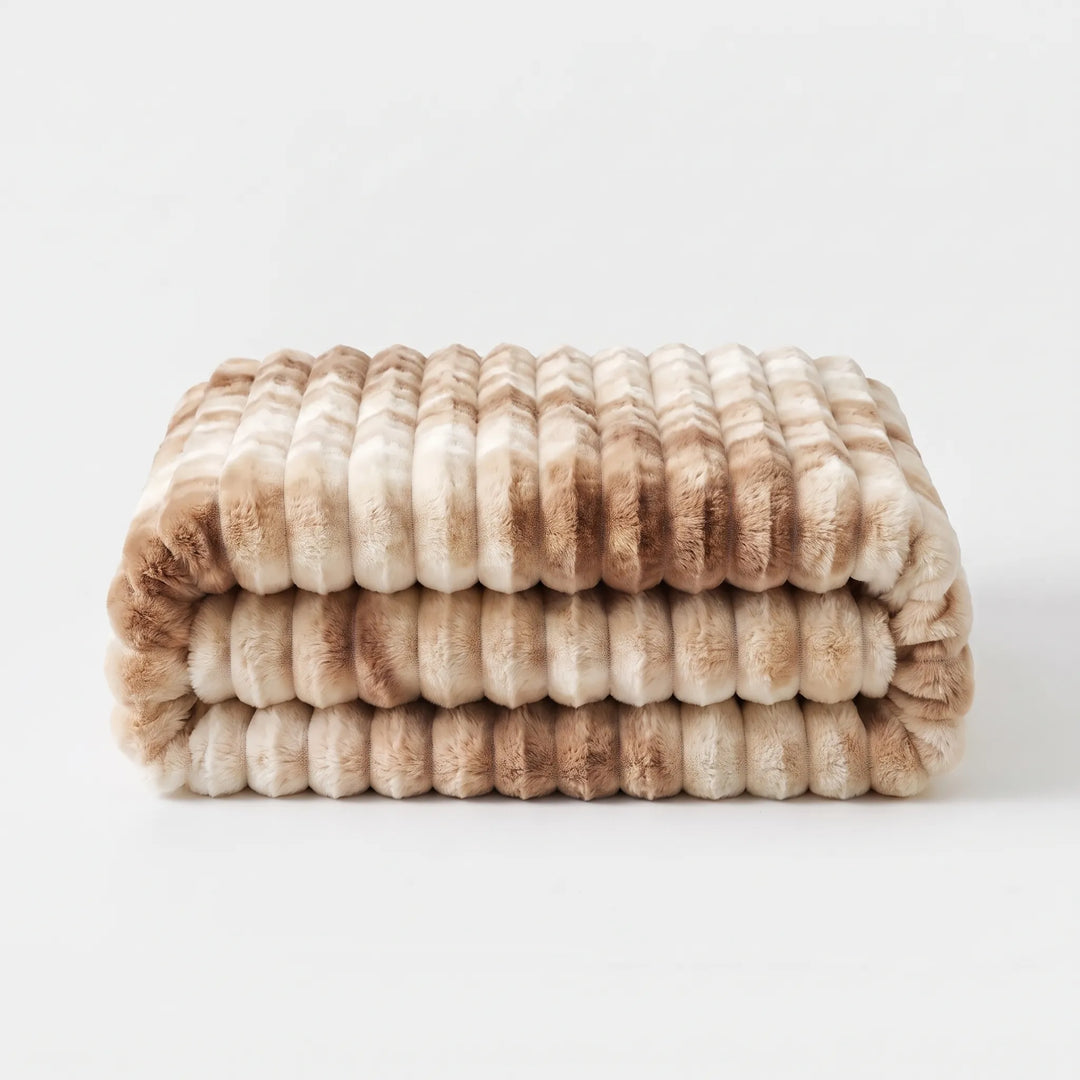 Textured Fluffy Home Throw - Velmara
