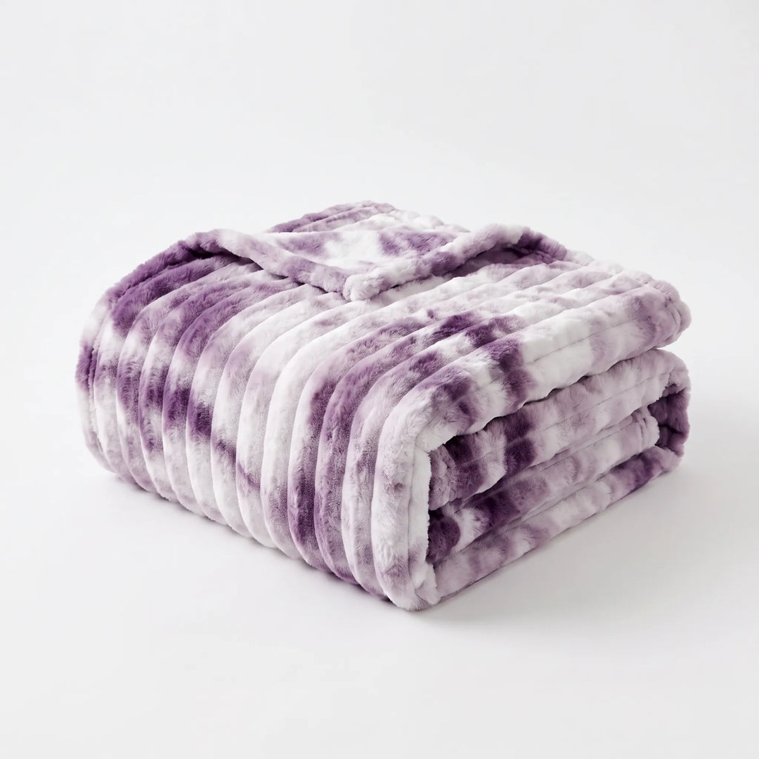 Textured Fluffy Home Throw - Velmara
