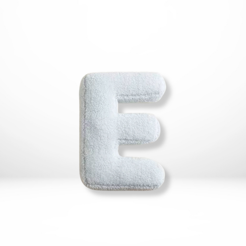 Textured Letter Shaped Cushion - AlphaPlush