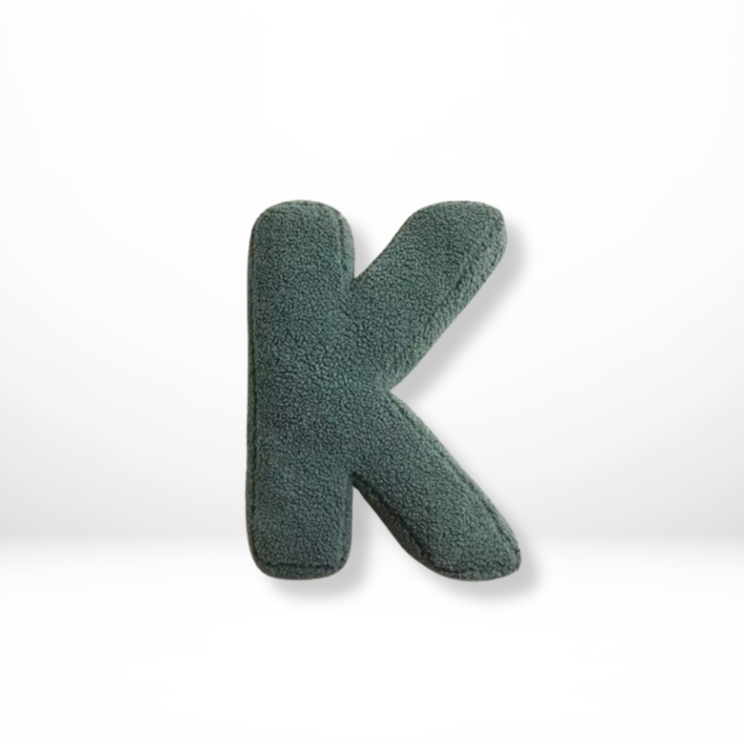 Textured Letter Shaped Cushion - AlphaPlush