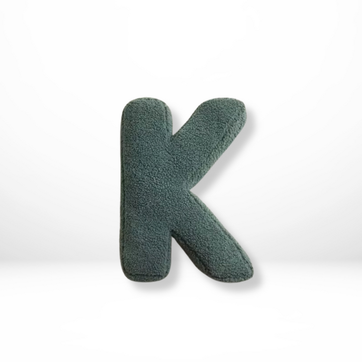 Textured Letter Shaped Cushion - AlphaPlush