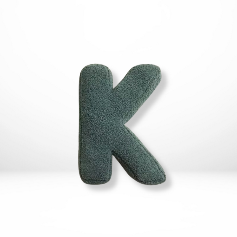 Textured Letter Shaped Cushion - AlphaPlush