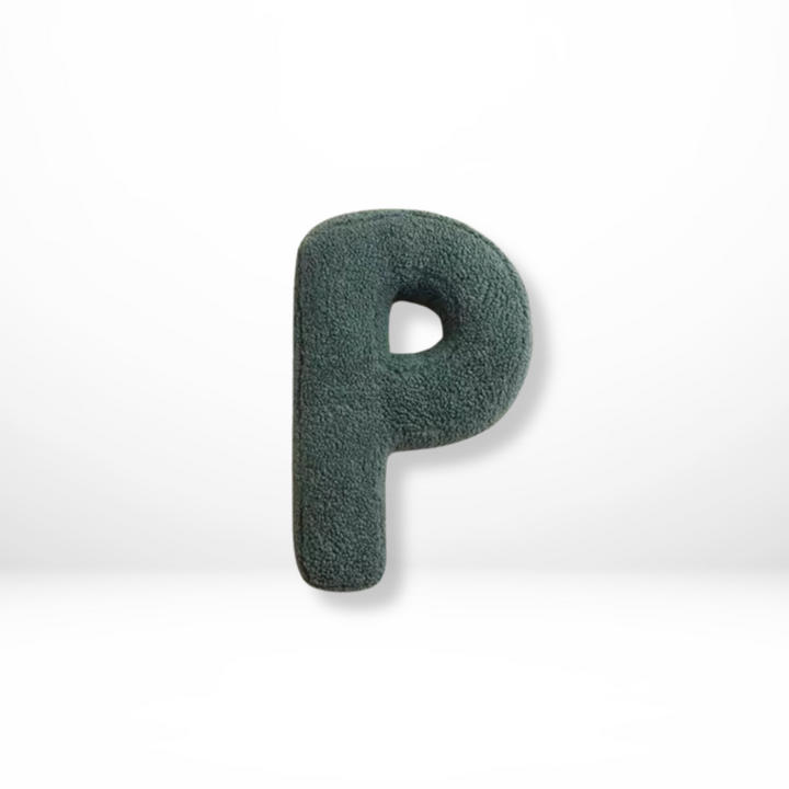 Textured Letter Shaped Cushion - AlphaPlush