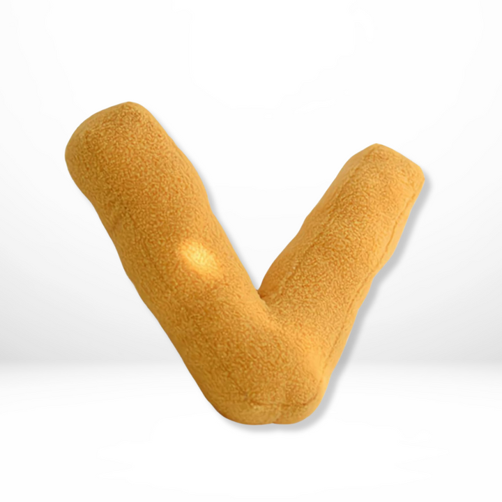 Textured Letter Shaped Cushion - AlphaPlush