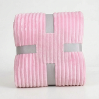 Textured Ribbed Throw Blanket - Coseon