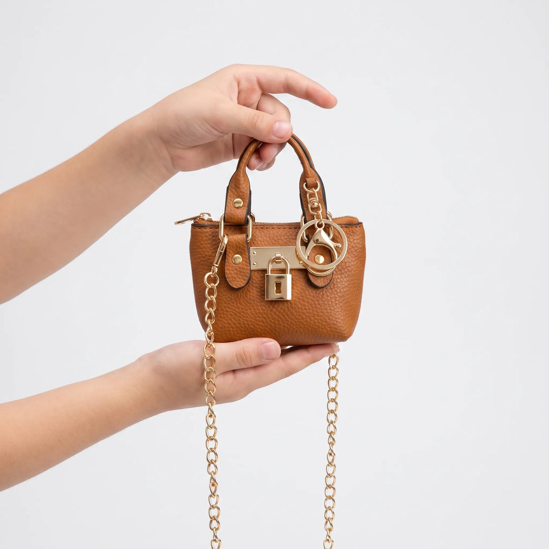 Textured Top-Handle Mini Crossbody Bag - Loxie