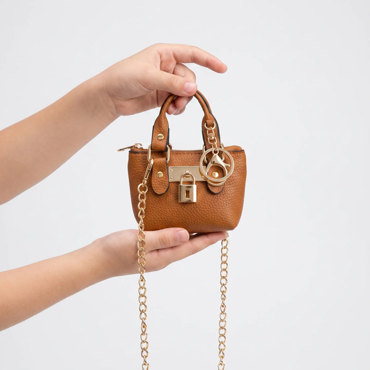 Textured Top-Handle Mini Crossbody Bag - Loxie