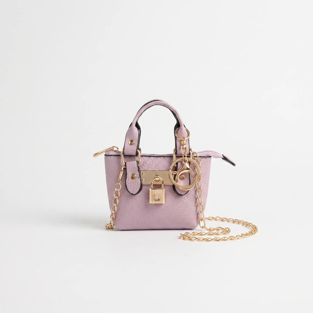 Textured Top-Handle Mini Crossbody Bag - Loxie