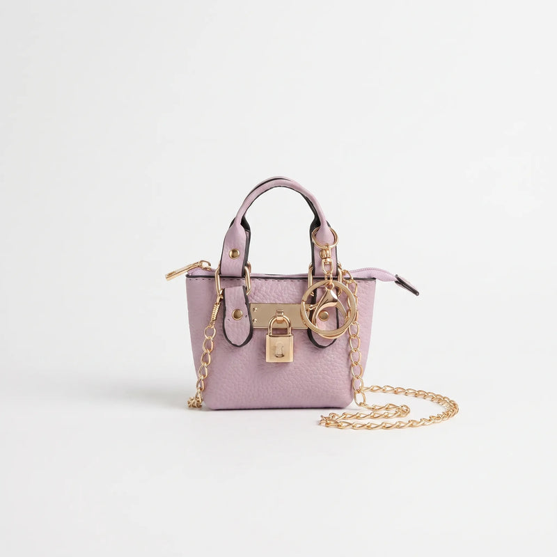 Textured Top-Handle Mini Crossbody Bag - Loxie