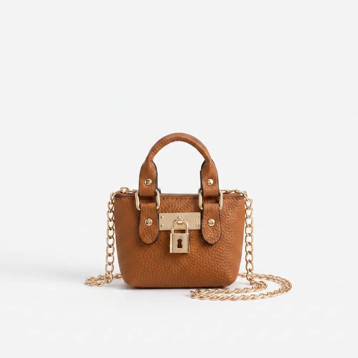 Textured Top-Handle Mini Crossbody Bag - Loxie