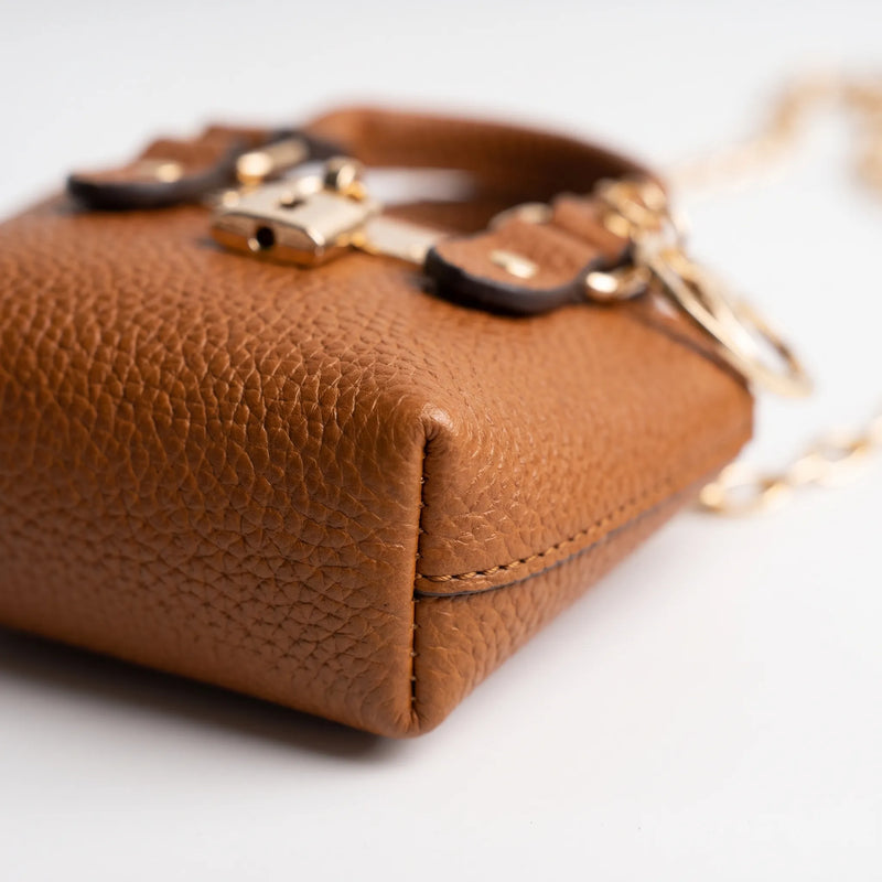 Textured Top-Handle Mini Crossbody Bag - Loxie
