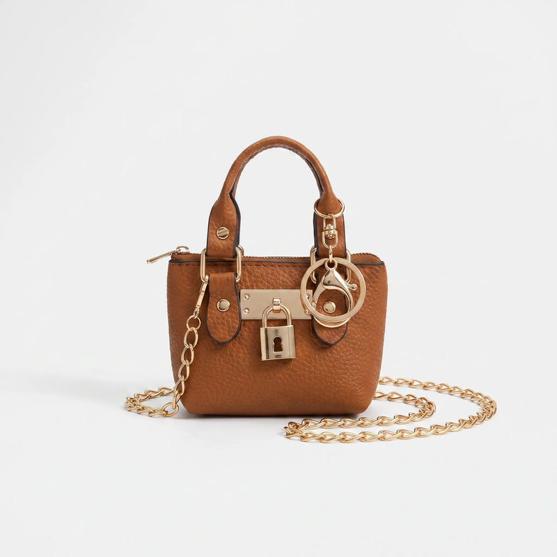 Textured Top-Handle Mini Crossbody Bag - Loxie