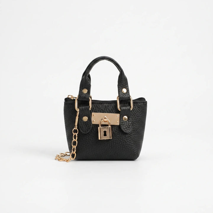 Textured Top-Handle Mini Crossbody Bag - Loxie